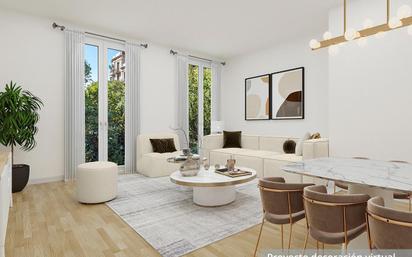 Living room of Flat for sale in  Barcelona Capital  with Air Conditioner, Heating and Terrace