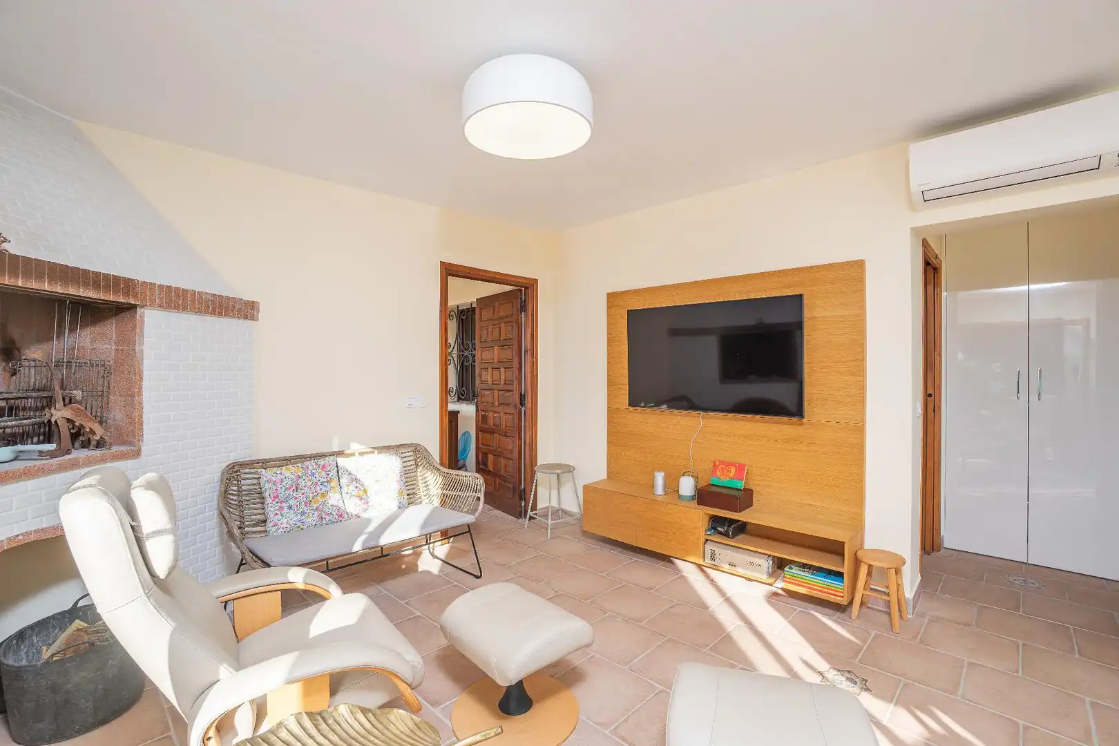 Sala de estar de Casa o chalet en venta en Altea con Aire acondicionado, Calefacción y Piscina