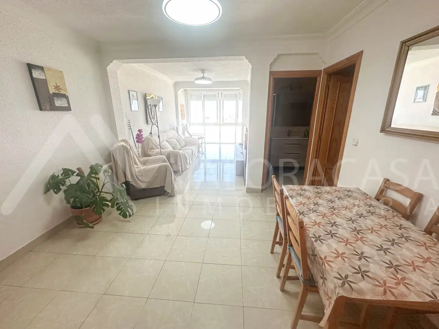 Living room of Flat for rent in Málaga  with Air Conditioner, Furnished and Microwave