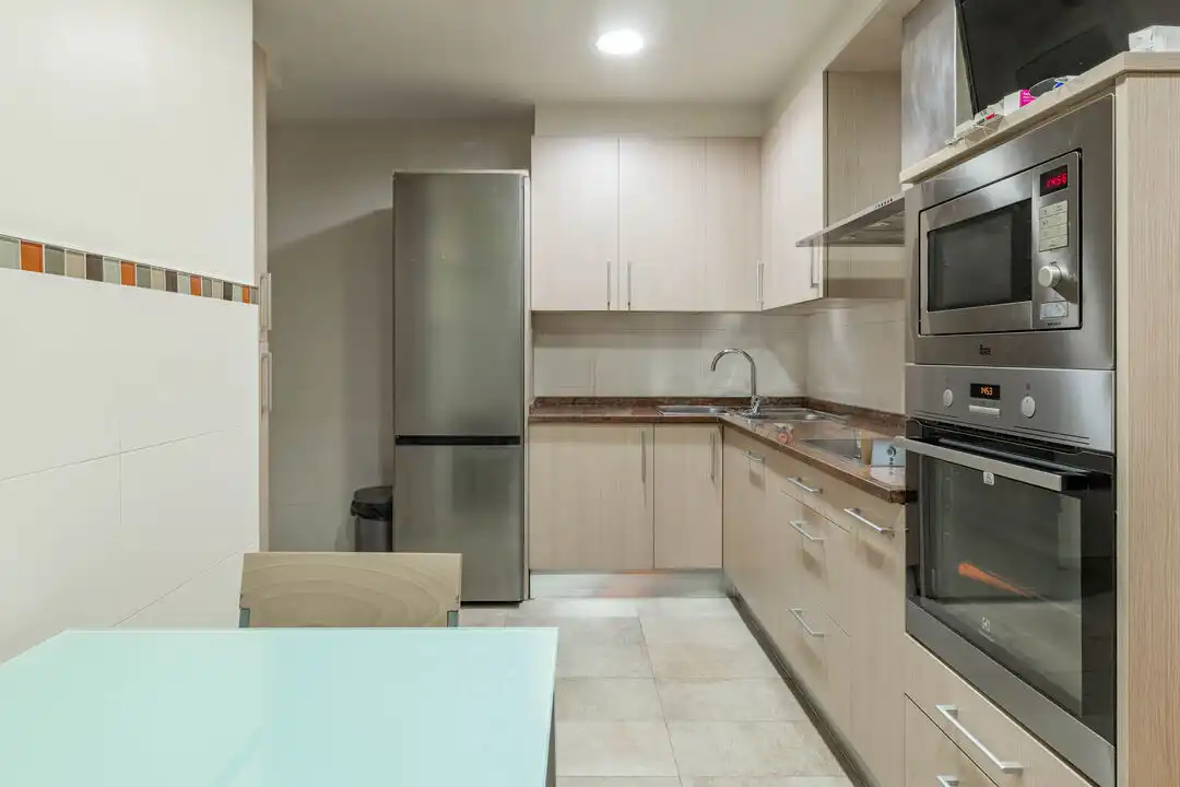 Kitchen of Flat for sale in Donostia - San Sebastián   with Heating, Balcony and Alarm