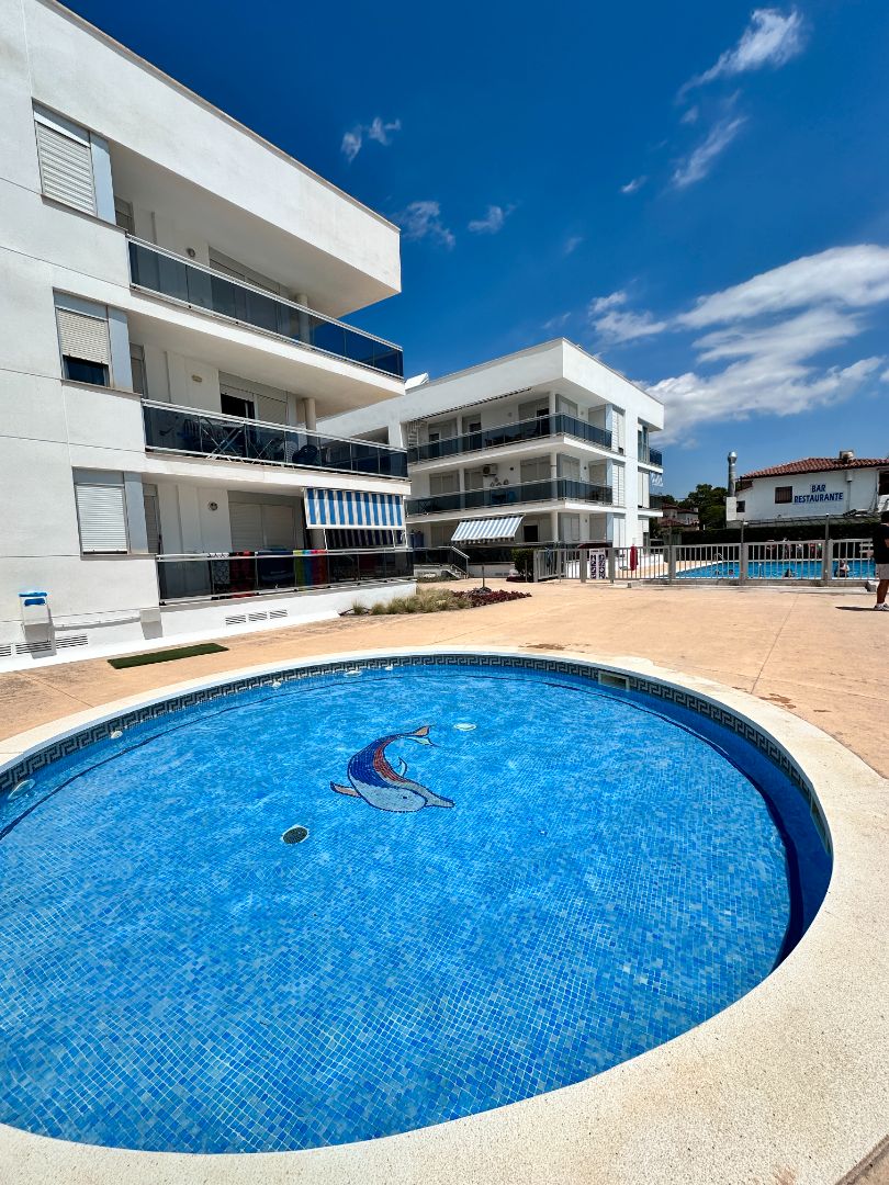 Swimming pool of Apartment to rent in Mont-roig del Camp  with Air Conditioner, Heating and Parquet flooring
