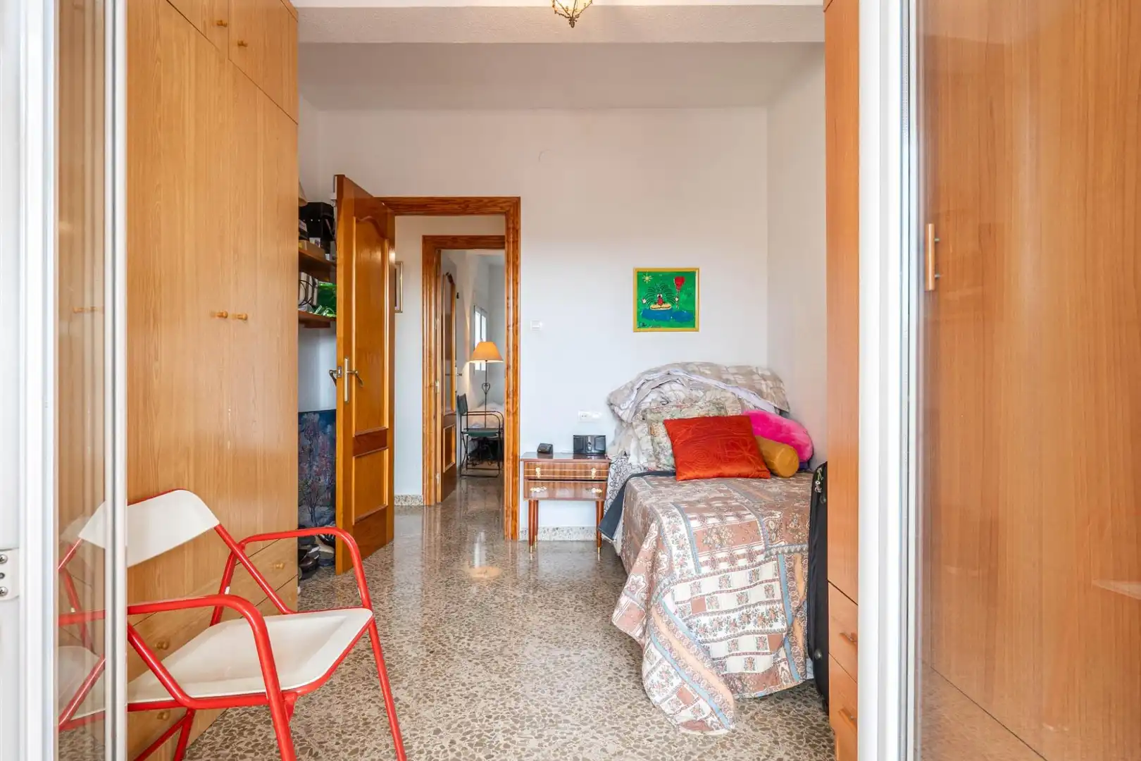 Schlafzimmer von Dachboden zum Verkauf in Granada mit Klimaanlage