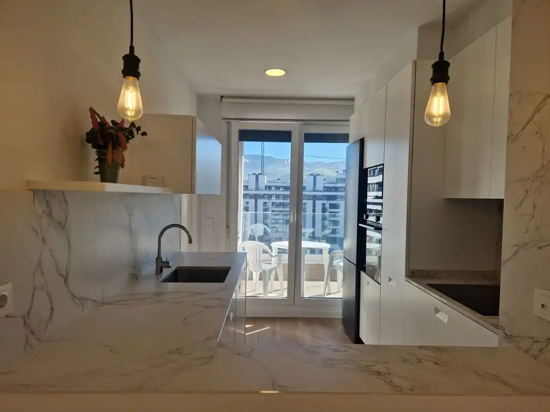 Kitchen of Flat for sale in Zarautz  with Heating, Terrace and Balcony