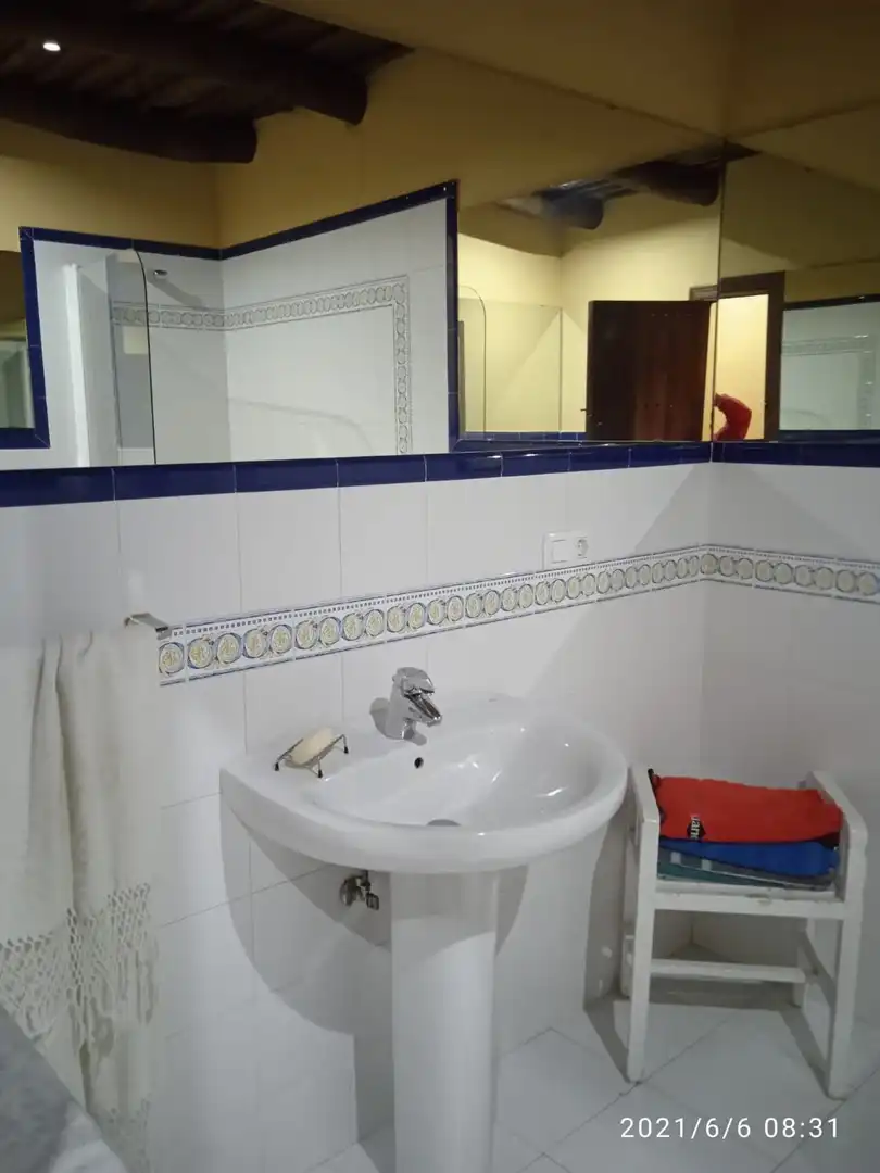 Baño de Finca rústica en venta en Aracena con Aire acondicionado, Jardín privado y Parquet