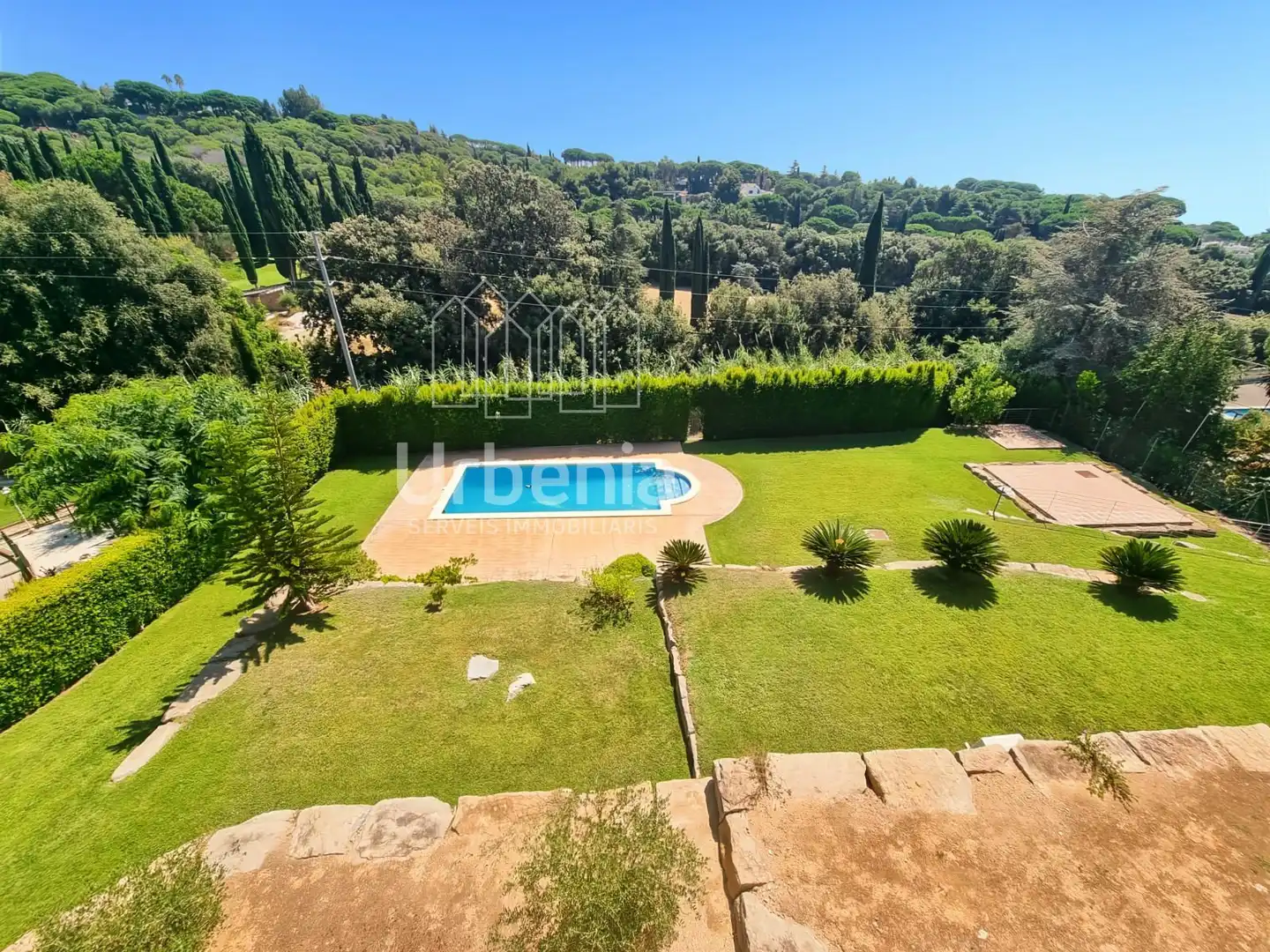 Garden of Houses for sale in Sant Andreu de Llavaneres  with Air Conditioner, Heating and Swimming Pool