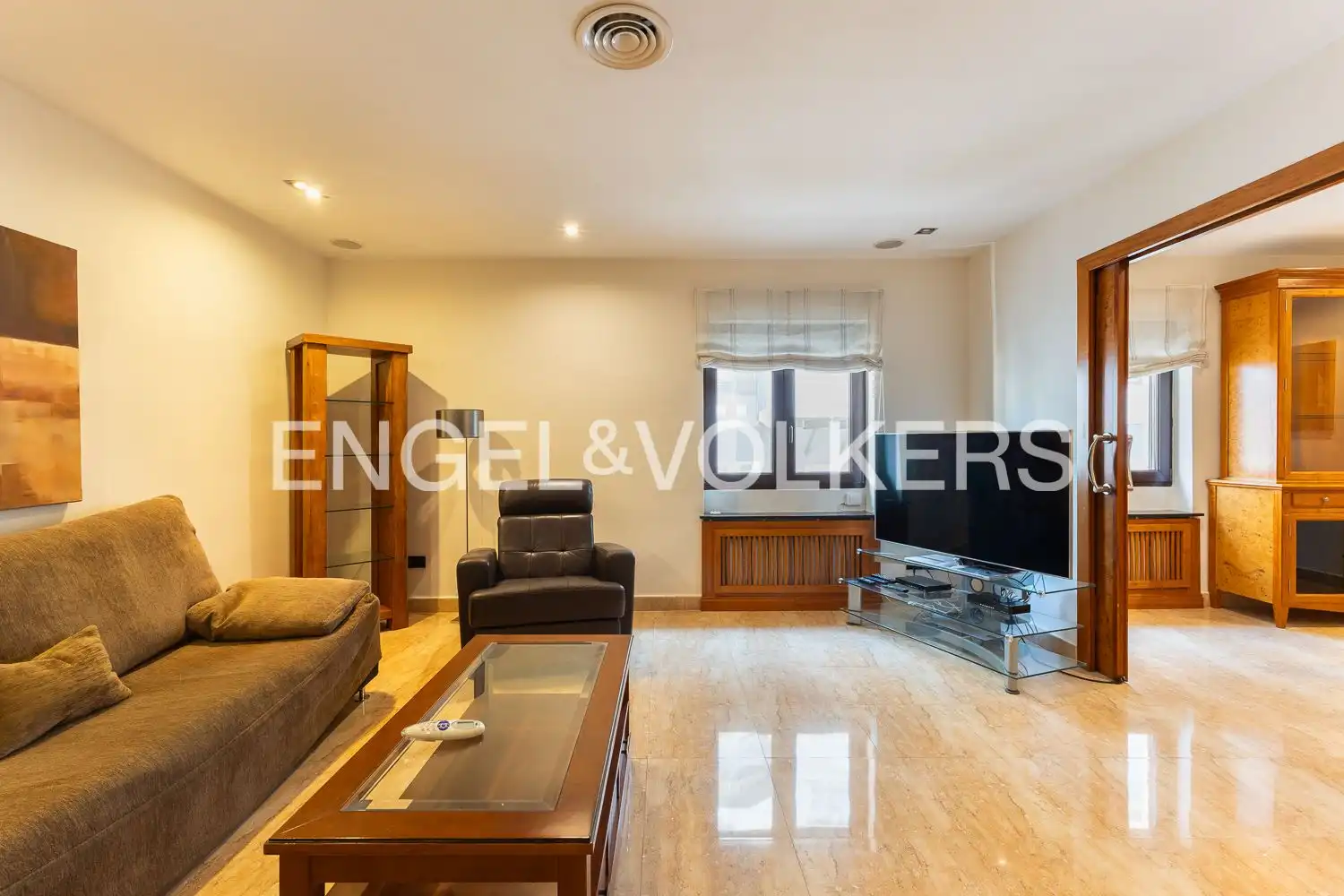 Wohnzimmer von Maisonette zur Miete in Valencia mit Klimaanlage, Heizung und Parkett