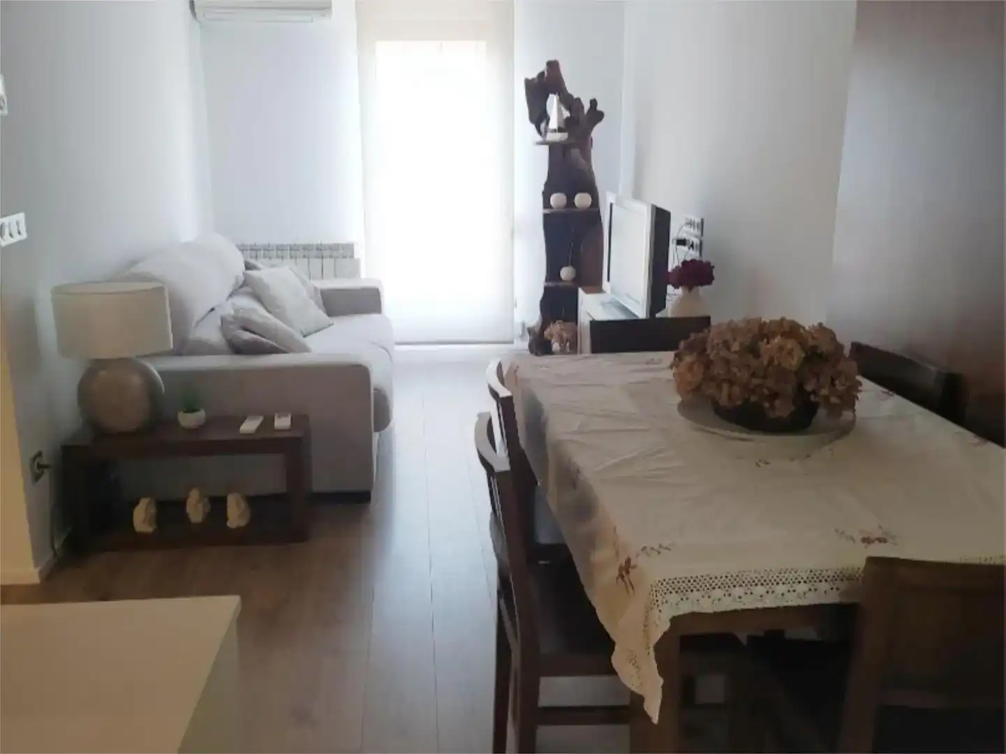 Sala de estar de Piso de alquiler en Donostia - San Sebastián  con Aire acondicionado, Amueblado y Balcón