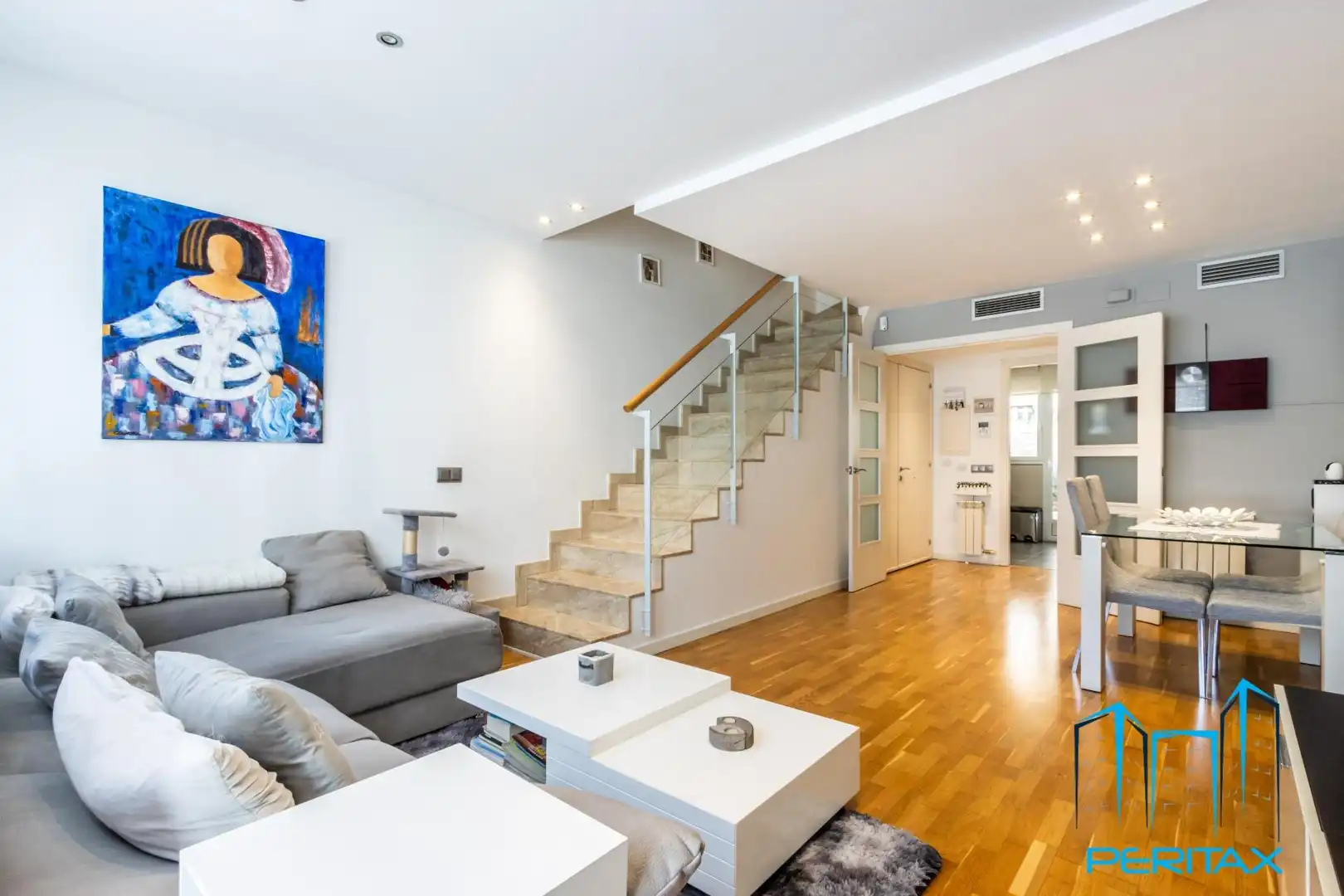 Sala d'estar de Casa o xalet en venda en Sabadell amb Aire condicionat, Calefacció i Terrassa