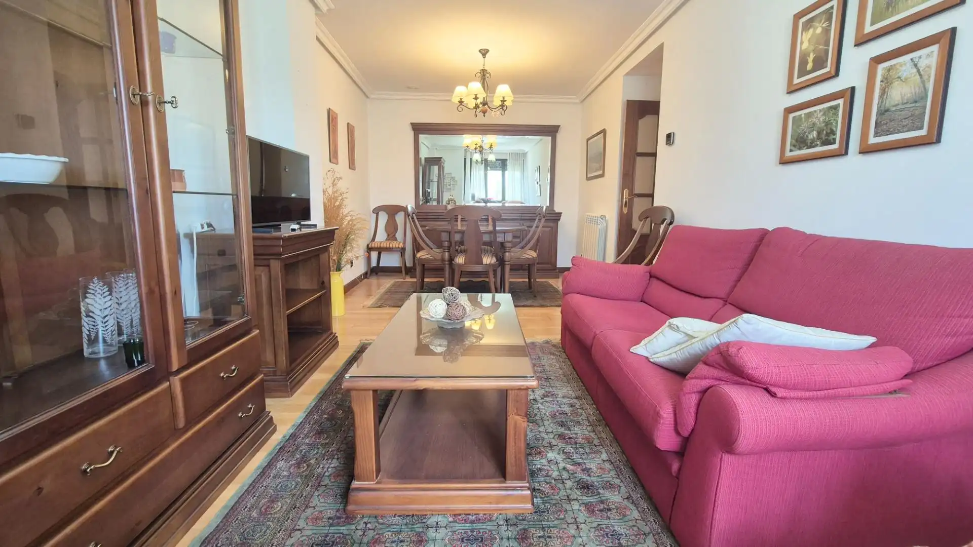 Sala de estar de Piso en venta en Salamanca con Calefacción y Amueblado