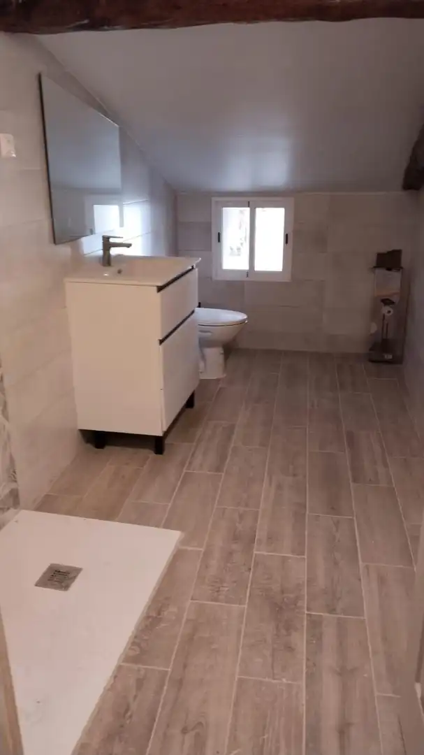 Bathroom of Houses for sale in Camporrobles  with Private garden, Terrace and Storage room