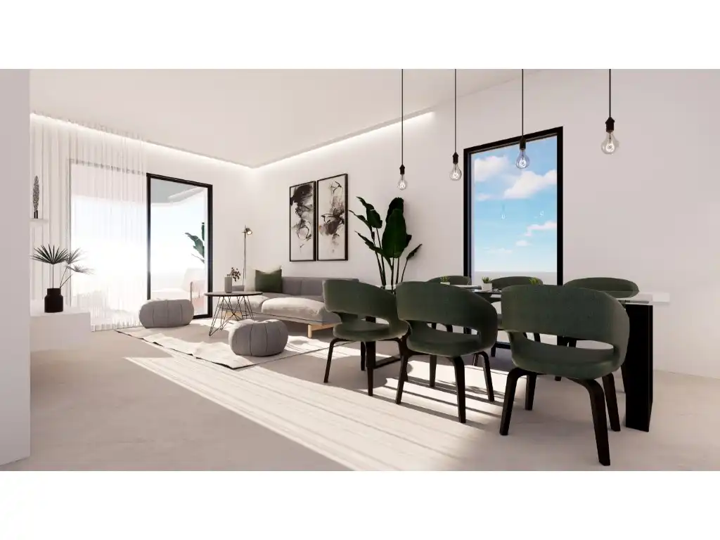Sala d'estar de Apartament en venda en Finestrat amb Piscina