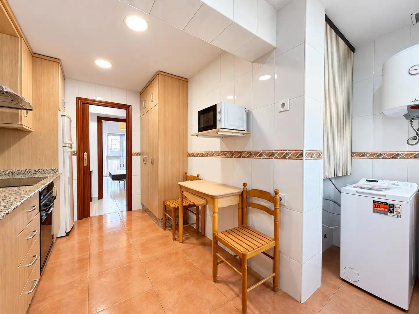 Kitchen of Flat for rent in Burjassot  with Furnished