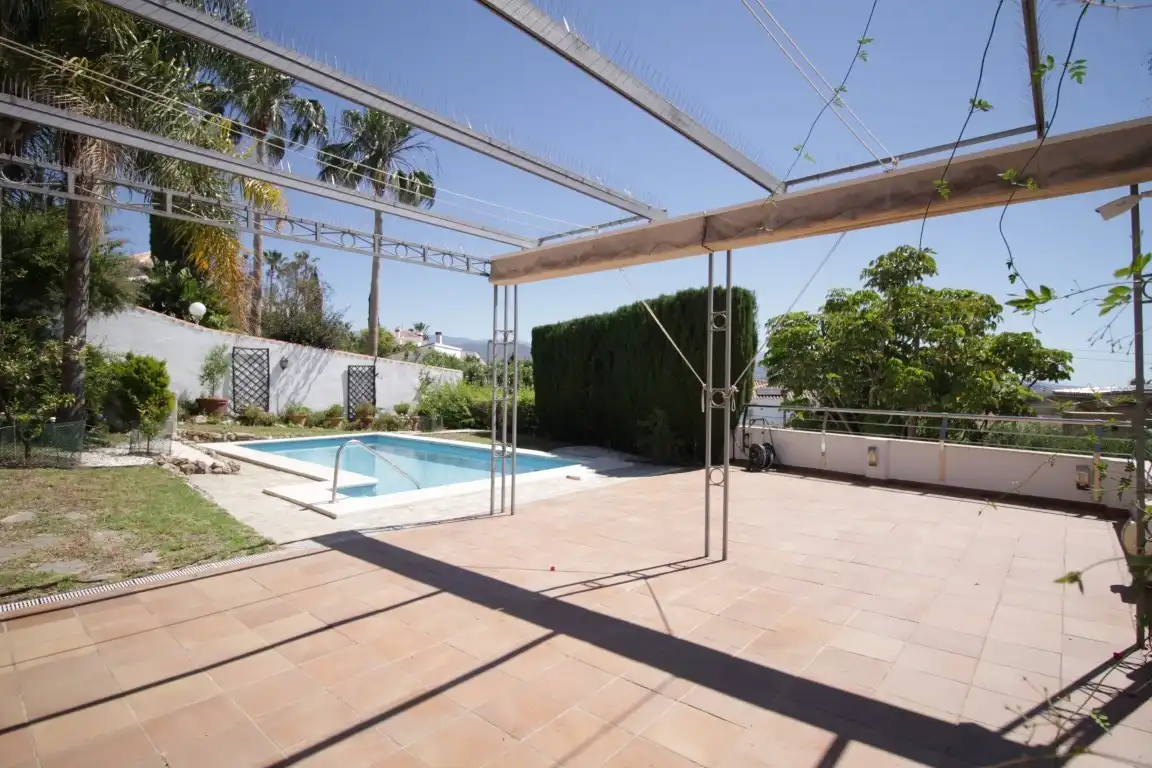 Swimming pool of Houses for sale in Vélez-Málaga  with Air Conditioner, Heating and Private garden
