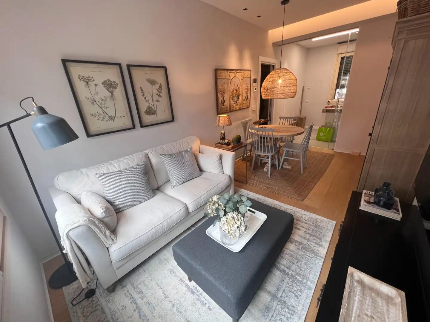 Sala de estar de Apartamento de alquiler en León Capital  con Calefacción, Parquet y Amueblado