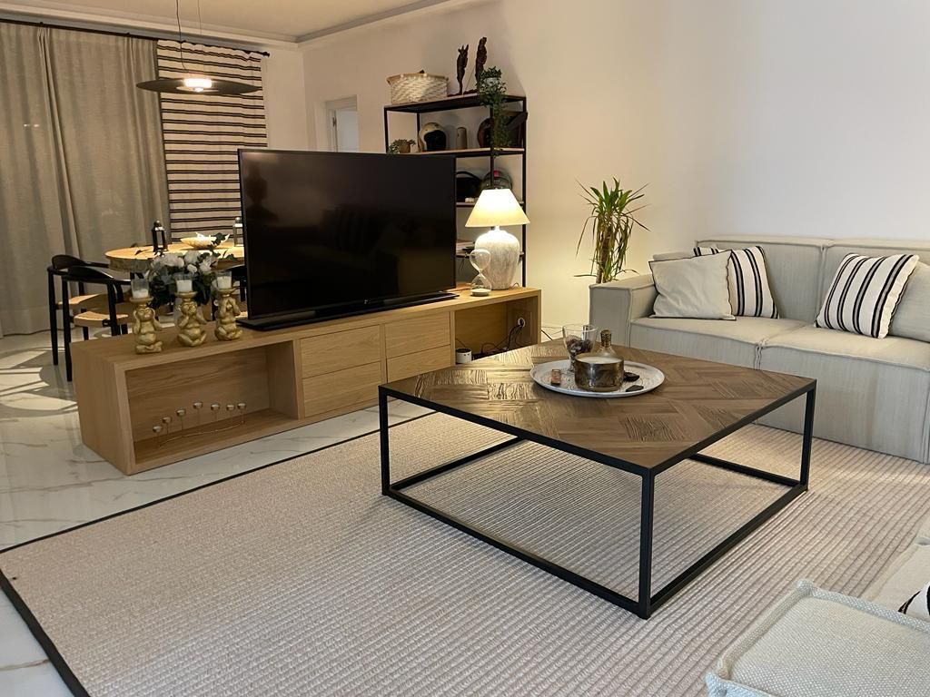 Sala d'estar de Pis en venda en San Lorenzo de El Escorial amb Calefacció, Jardí privat i Terrassa