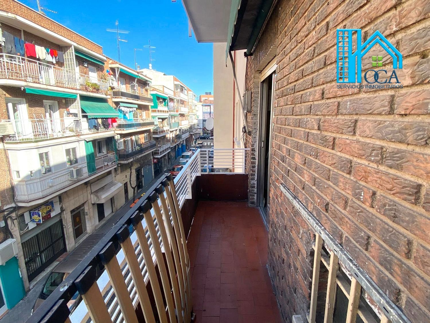 Balcony of Flat for sale in  Madrid Capital  with Air Conditioner and Terrace