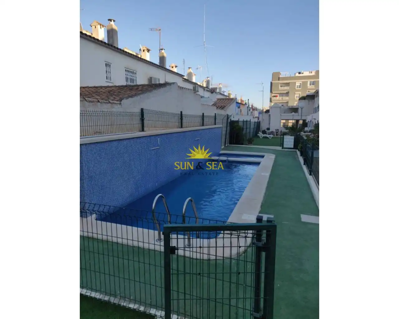 Swimming pool of Apartments for rent in El Campello  with Air Conditioner, Heating and Private garden