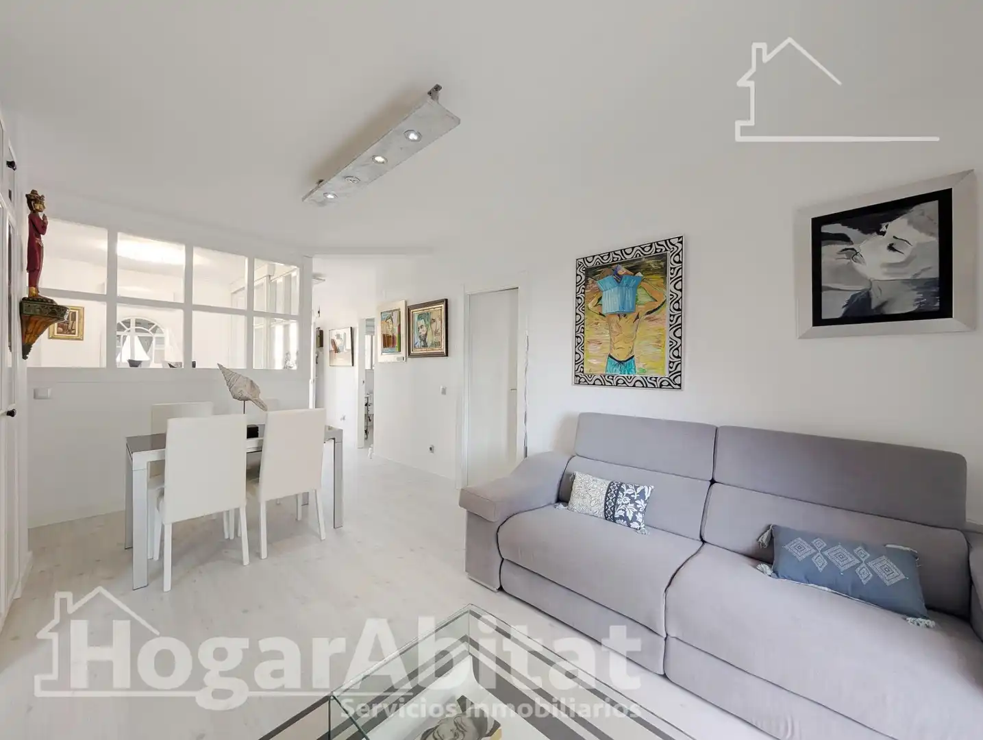 Living room of Flat for sale in Elche / Elx  with Air Conditioner, Heating and Parquet flooring