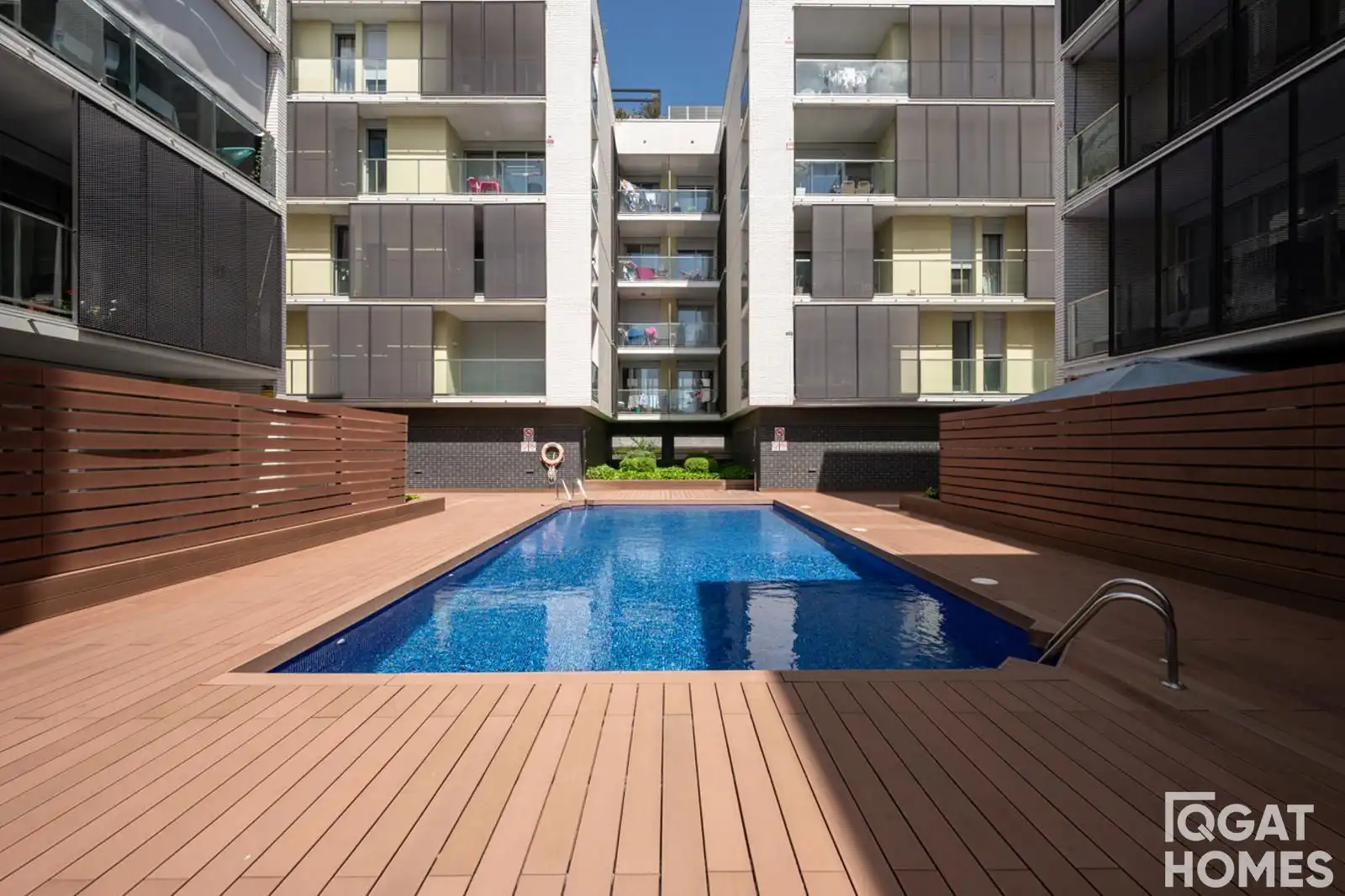 Swimming pool of Attic for sale in Sant Cugat del Vallès  with Air Conditioner, Heating and Storage room