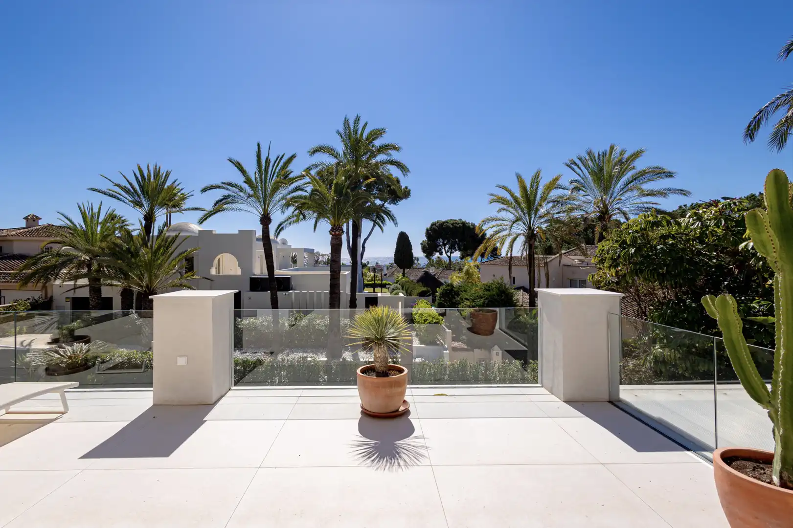 Terrassa de Casa o xalet de lloguer en Marbella amb Calefacció, Jardí privat i Terrassa