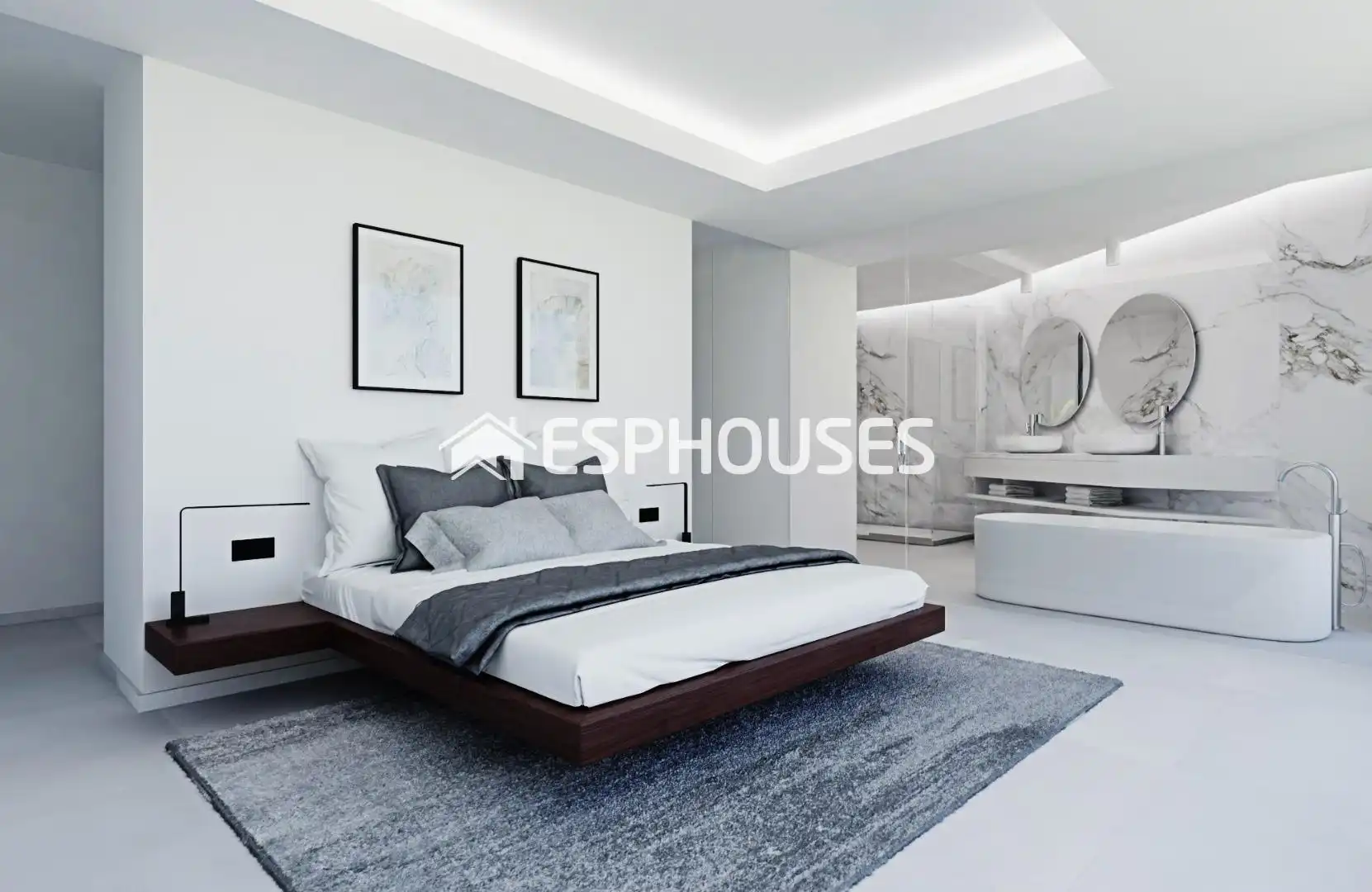 Bedroom of Flat for sale in Calpe / Calp  with Air Conditioner, Terrace and Swimming Pool
