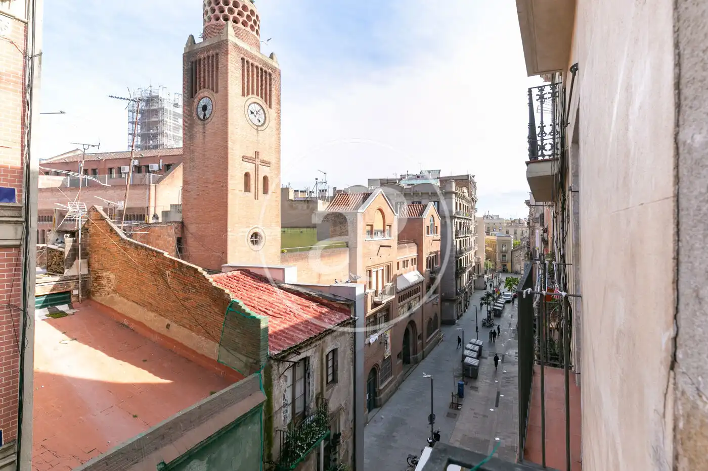 Außenansicht von Wohnung zum Verkauf in Barcelona mit Klimaanlage, Heizung und Möbliert