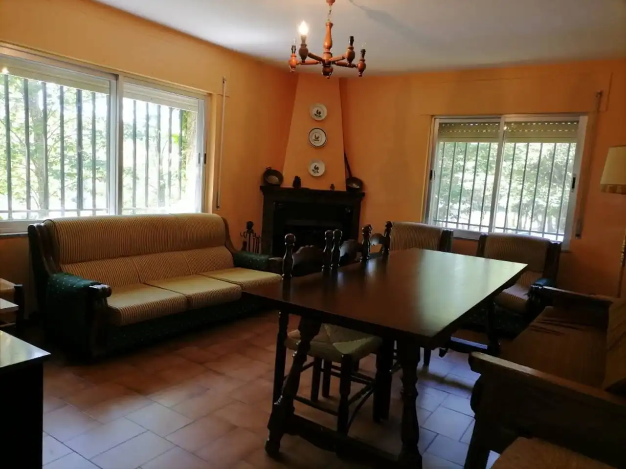 Dining room of Country homes for sale in Navasfrías  with Heating, Private garden and Terrace