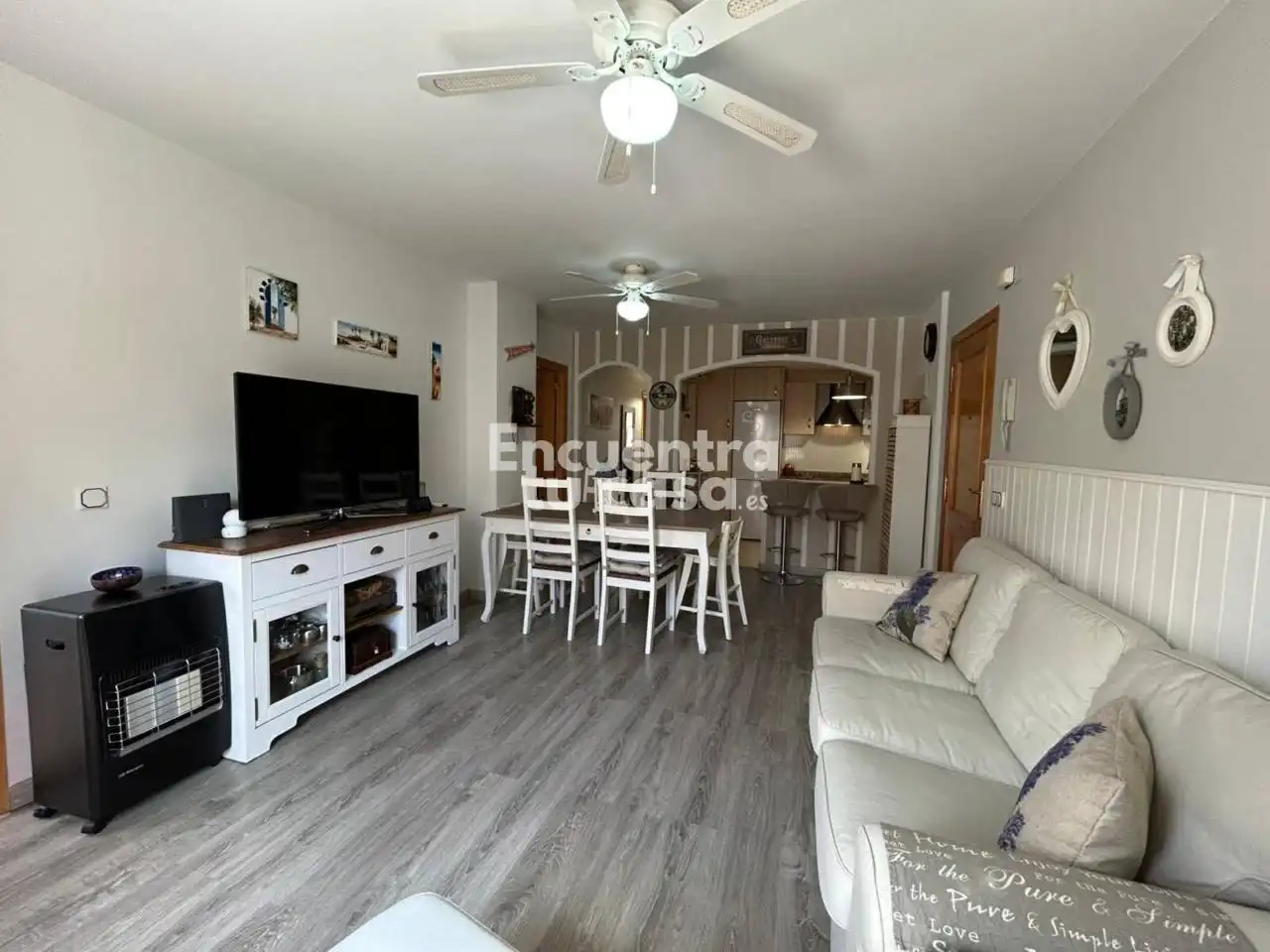 Sala de estar de Piso en venta en Polop con Amueblado y Alarma