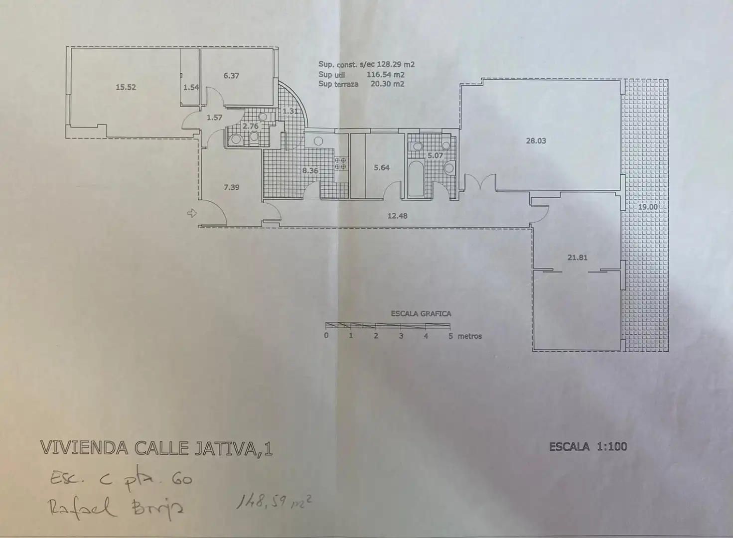 Piso en venta en Valencia con Aire acondicionado, Parquet y Balcón