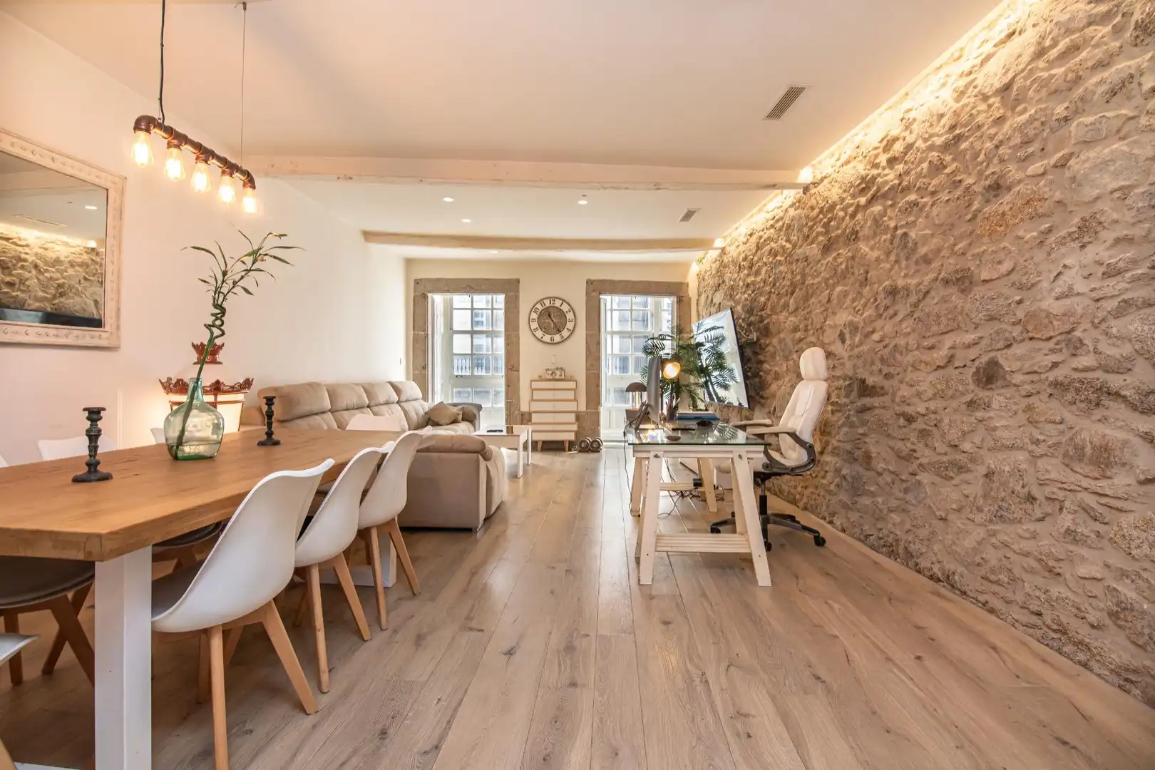 Sala d'estar de Pis en venda en A Coruña Capital 
