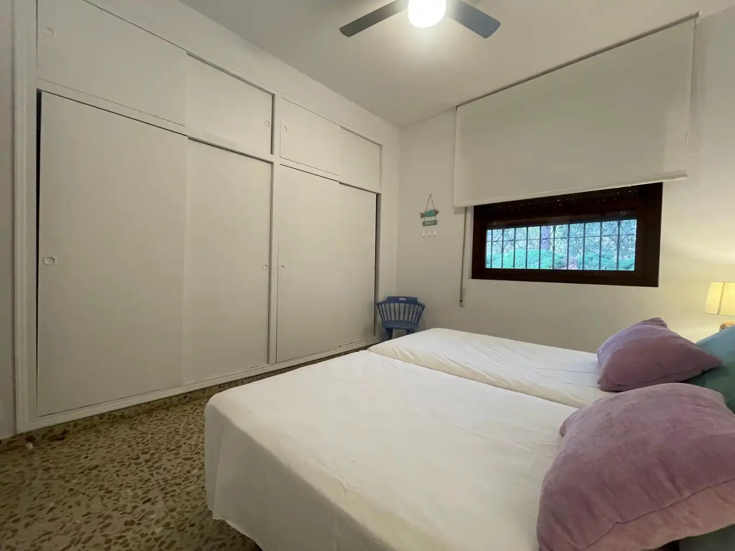 Schlafzimmer von Haus oder Chalet zur Miete in Dénia mit Klimaanlage, Heizung und Privatgarten