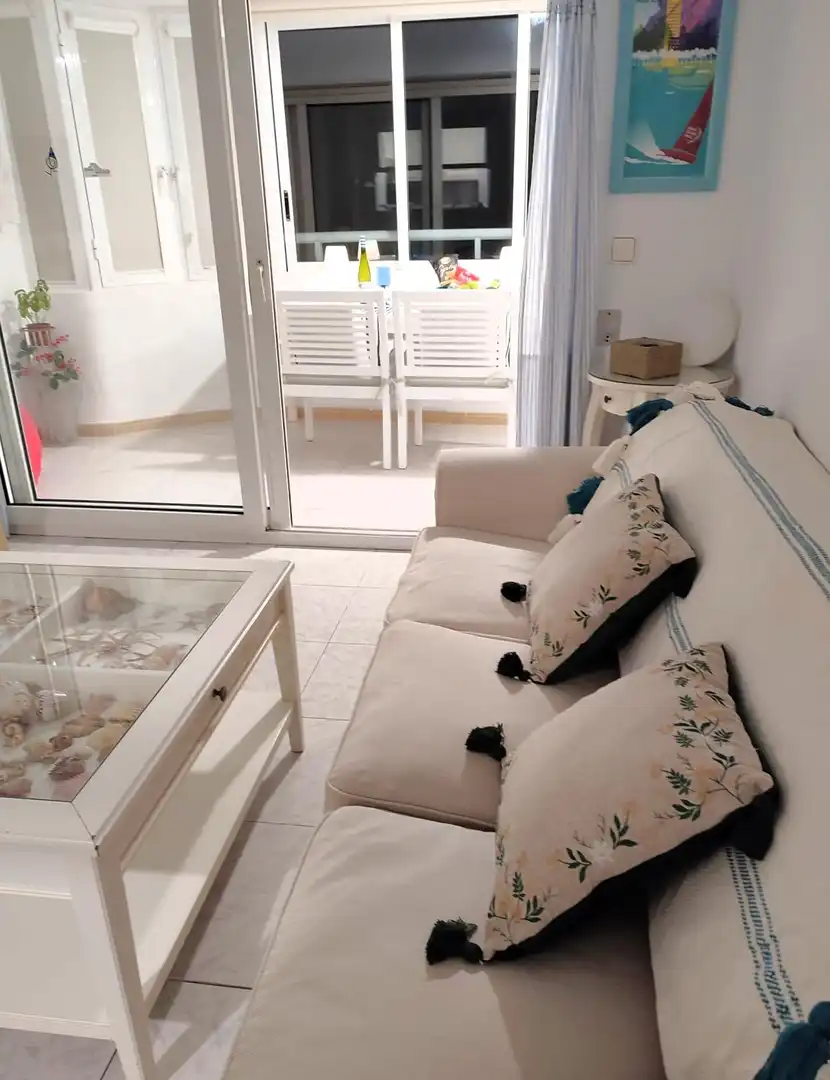 Living room of Flat for rent in Elche / Elx  with Terrace, Furnished and Community pool