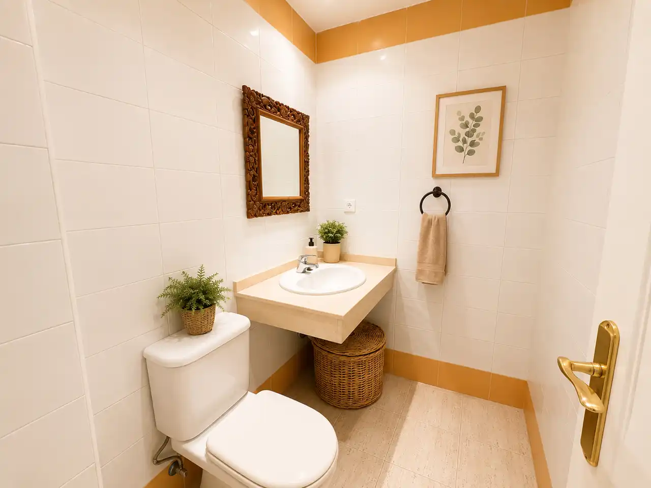 Badezimmer von Wohnung zur Miete in Marbella mit Klimaanlage, Heizung und Terrasse