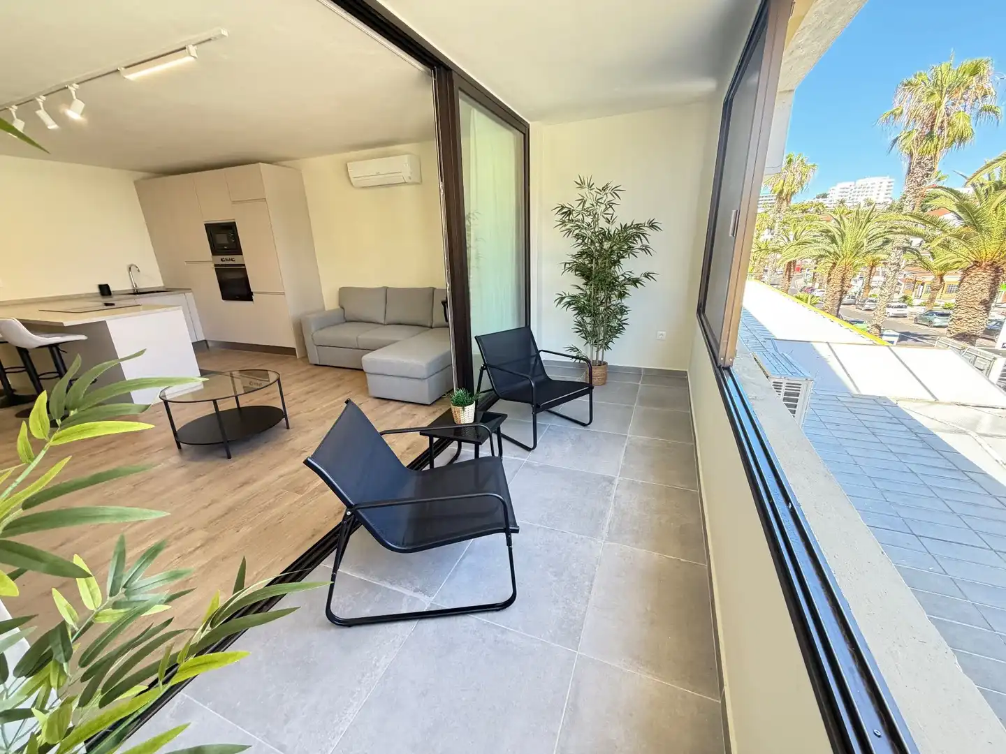Terrasse von Wohnungen zur Miete in Puerto de la Cruz mit Terrasse, Möbliert und Gemeinschaftspool