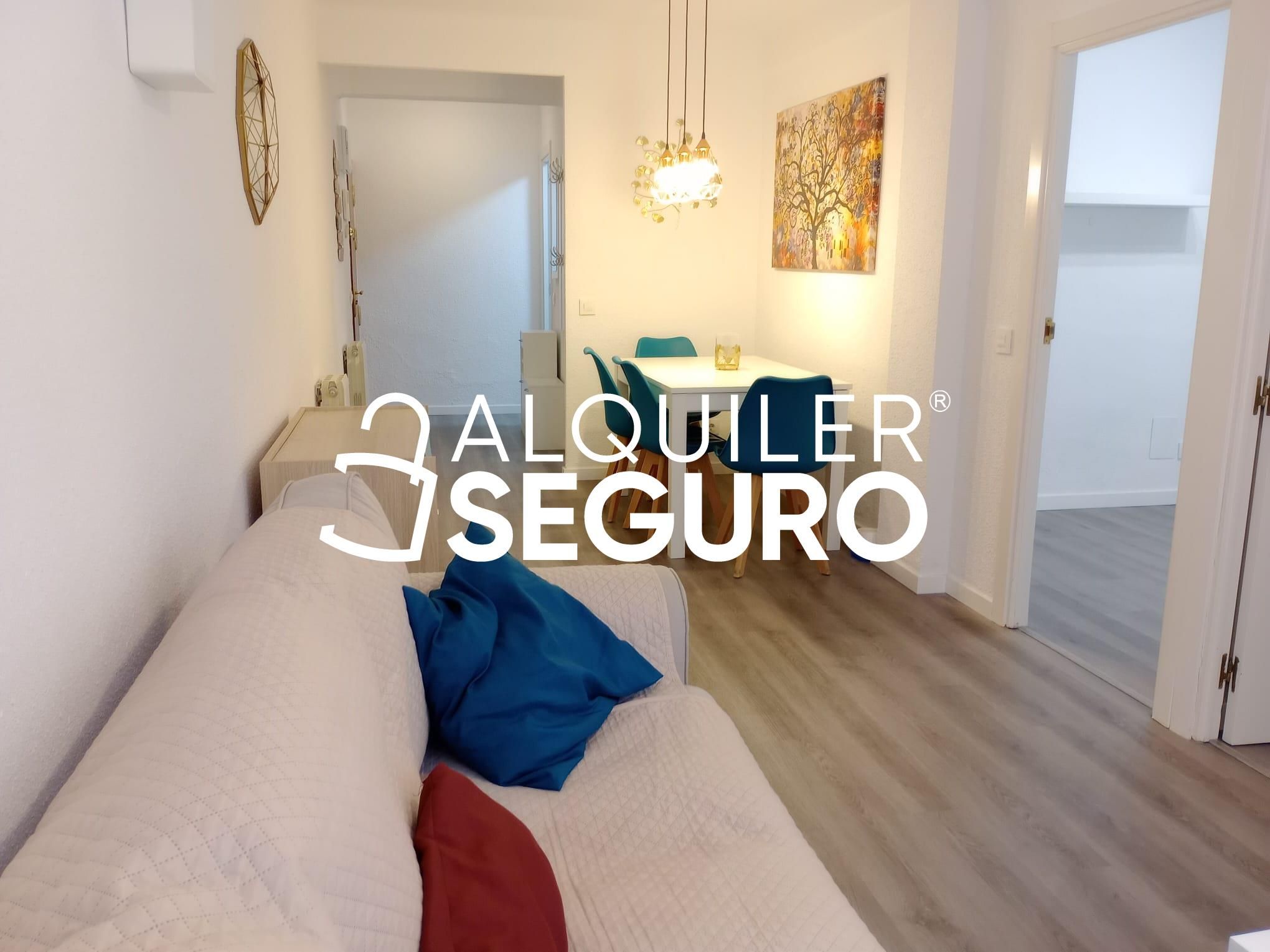 Bedroom of Flat for rent in  Madrid Capital  with Air Conditioner, Heating and Furnished