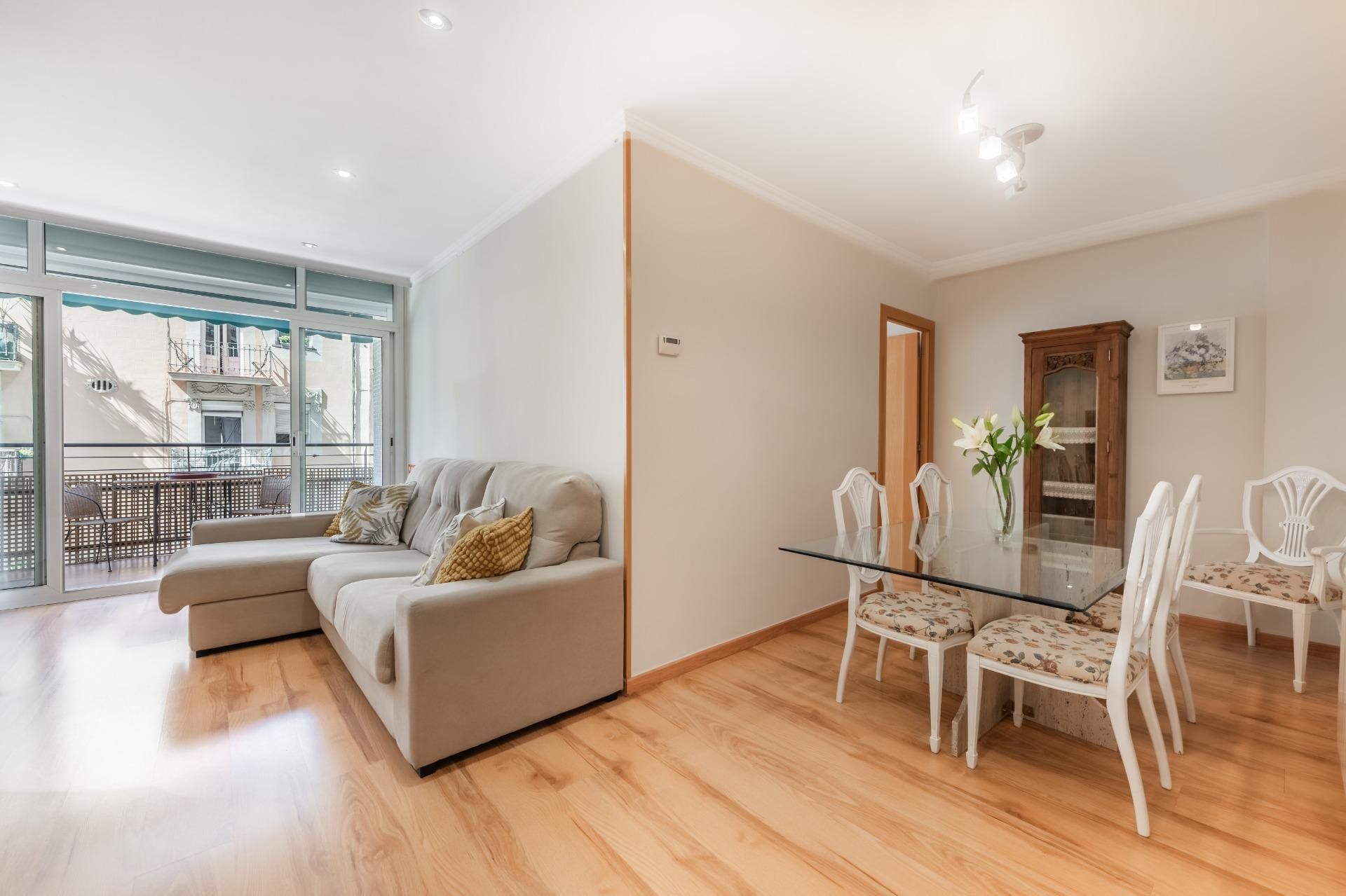 Living room of Flat to rent in  Barcelona Capital  with Terrace