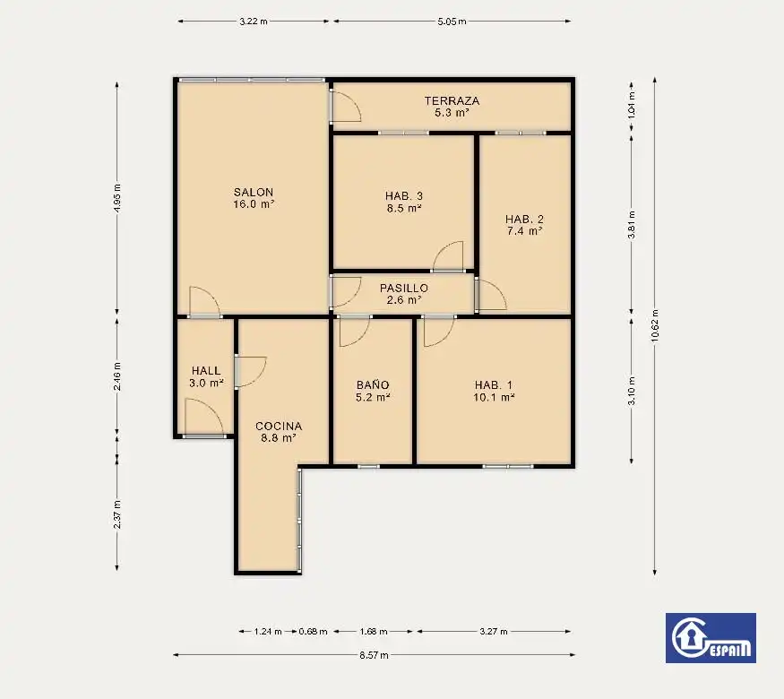 Piso con ascensor en venta en Latina, imagen 2