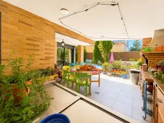 Terraza de Casa o chalet en venta en Rivas-Vaciamadrid con Aire acondicionado, Calefacción y Jardín privado