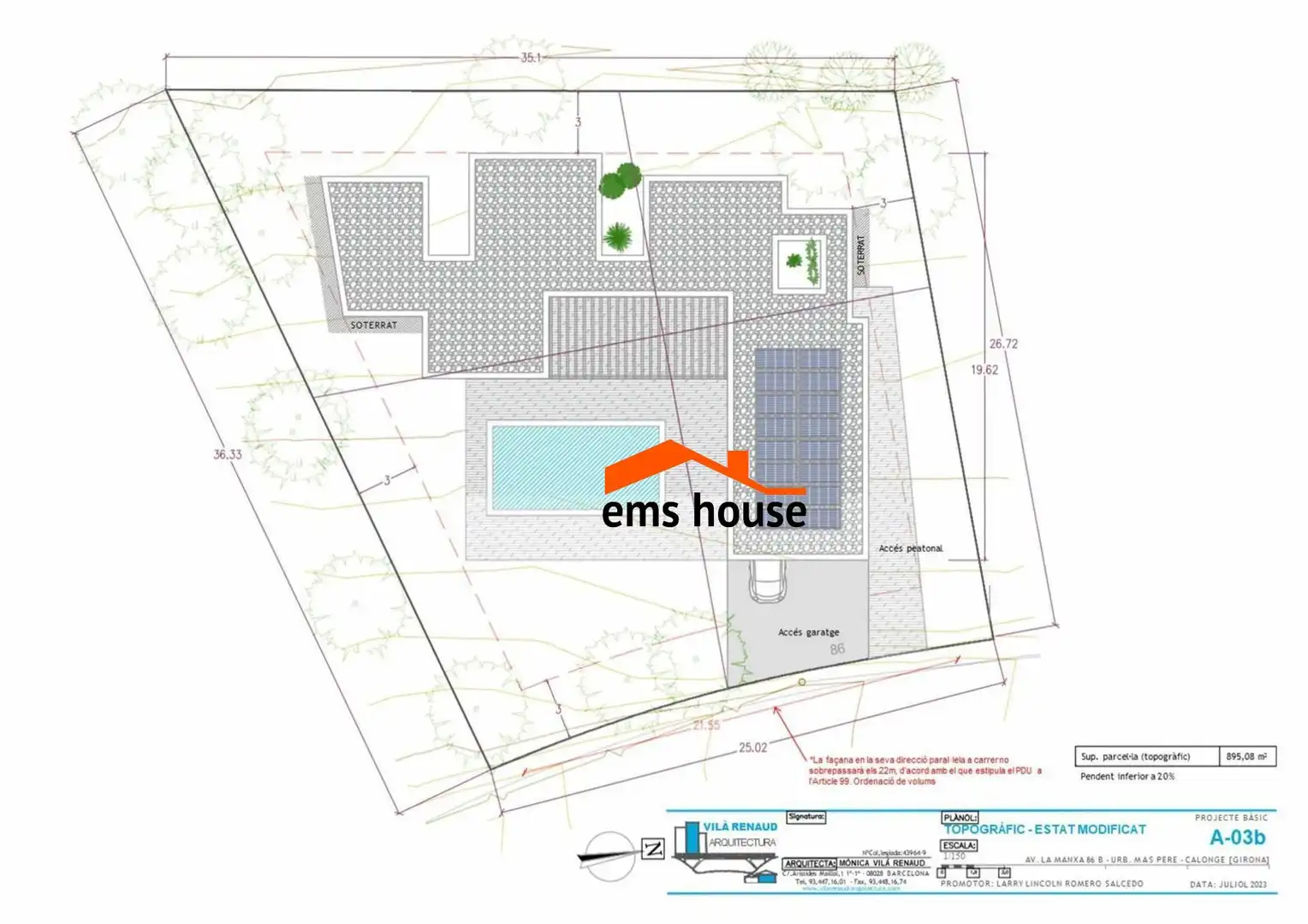 Haus oder Chalet zum Verkauf in Calonge i Sant Antoni mit Heizung, Privatgarten und Terrasse