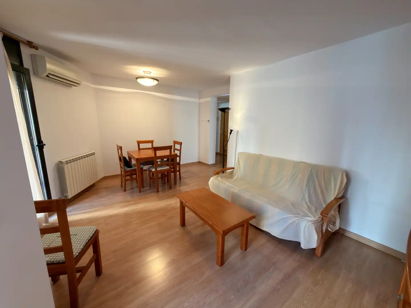 Sala d'estar de Pis en venda en Lleida amb Aire condicionat, Calefacció i Parquet