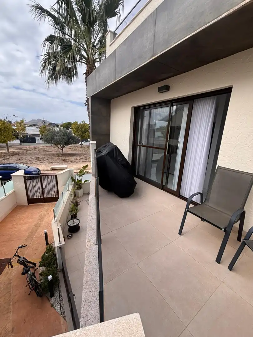 Balcony of Houses for sale in Torre-Pacheco  with Air Conditioner, Heating and Private garden