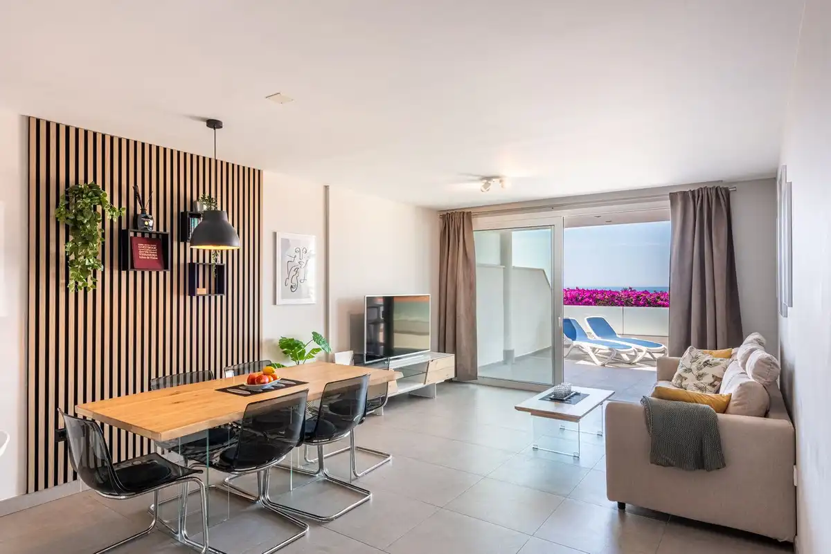 Sala de estar de Planta baja en venta en Fuengirola con Aire acondicionado, Calefacción y Terraza