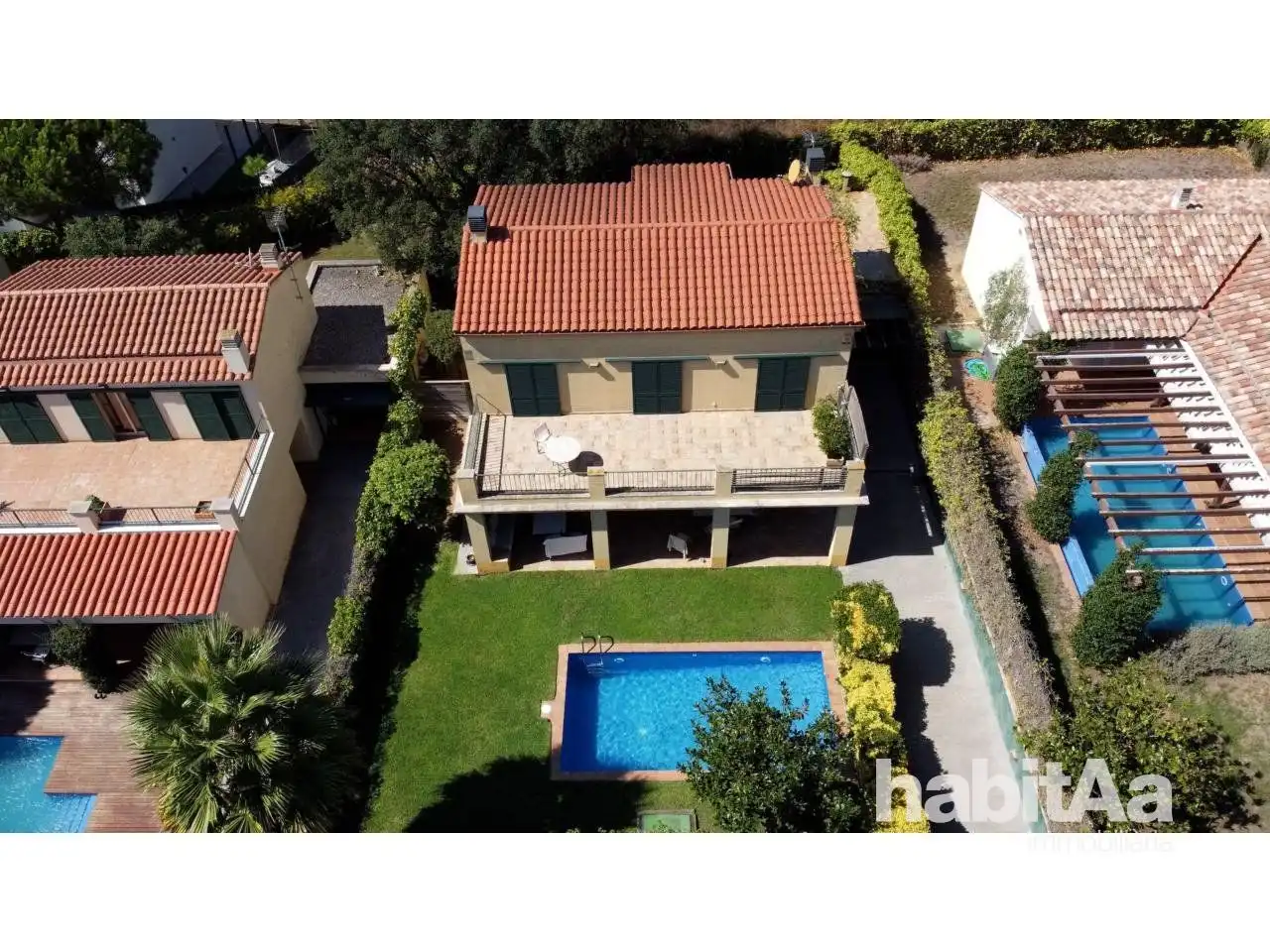 Garden of Houses for sale in Sant Feliu de Guíxols  with Heating, Terrace and Swimming Pool