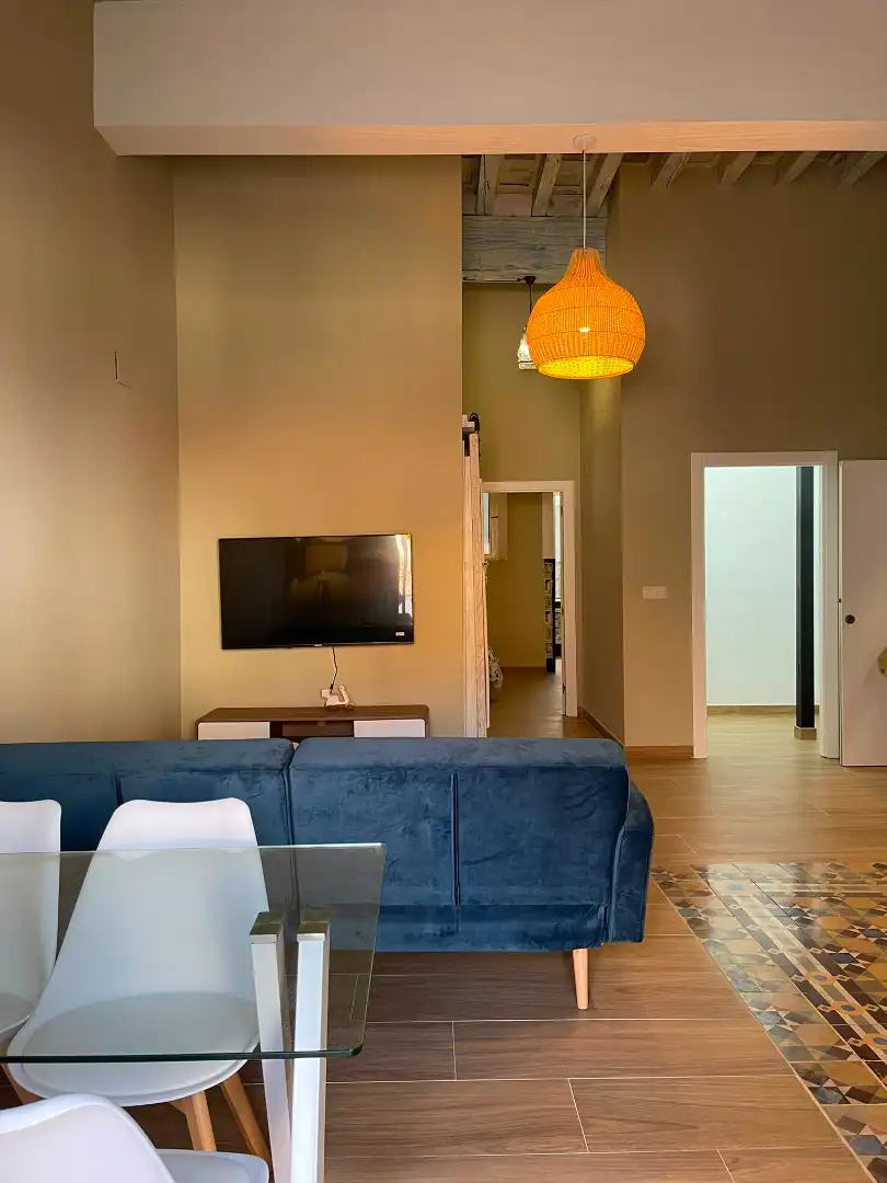 Wohnzimmer von Wohnung zur Miete in Plasencia mit Klimaanlage, Heizung und Terrasse