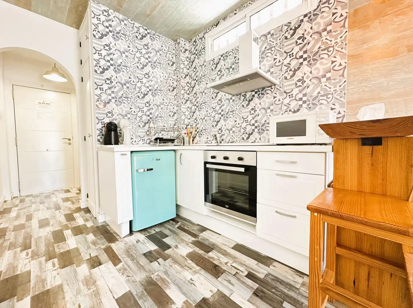 Küche von Wohnung zum Verkauf in Adeje mit Klimaanlage, Terrasse und Möbliert