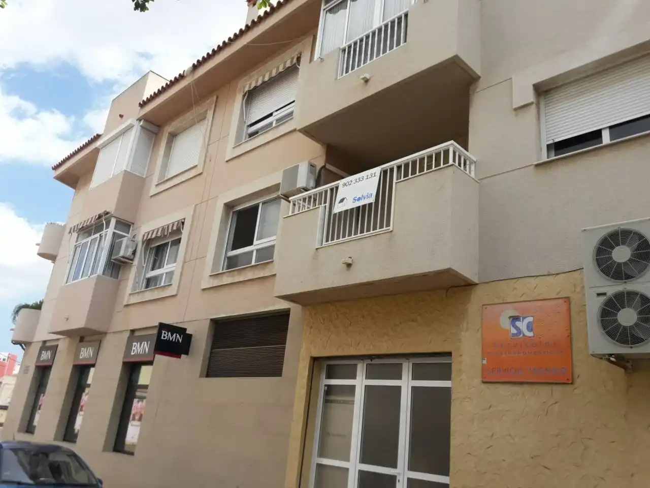 Vista exterior de Piso en venta en Cartagena con Terraza