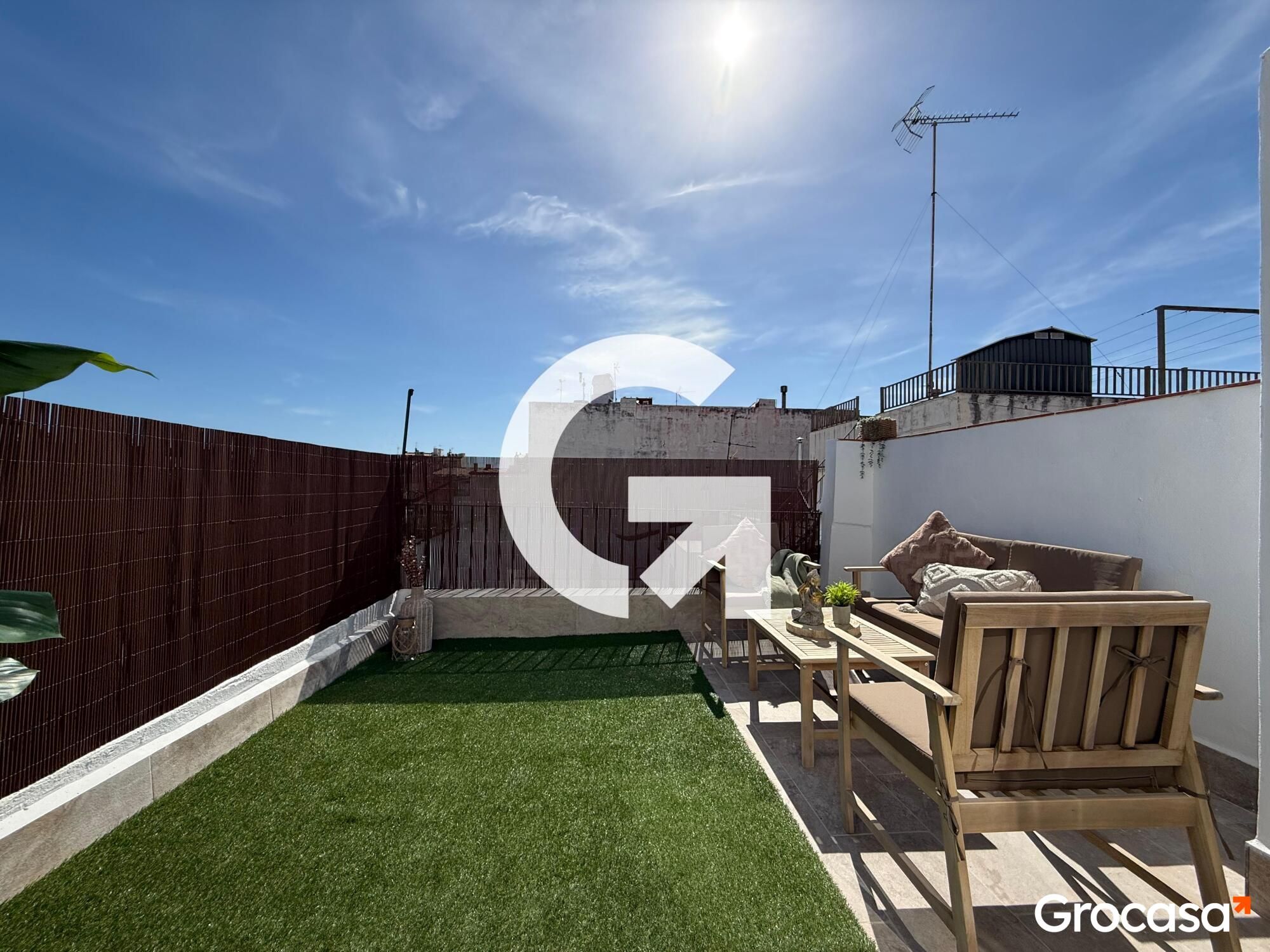 Terrace of Flat for sale in Mataró  with Terrace, Oven and TV