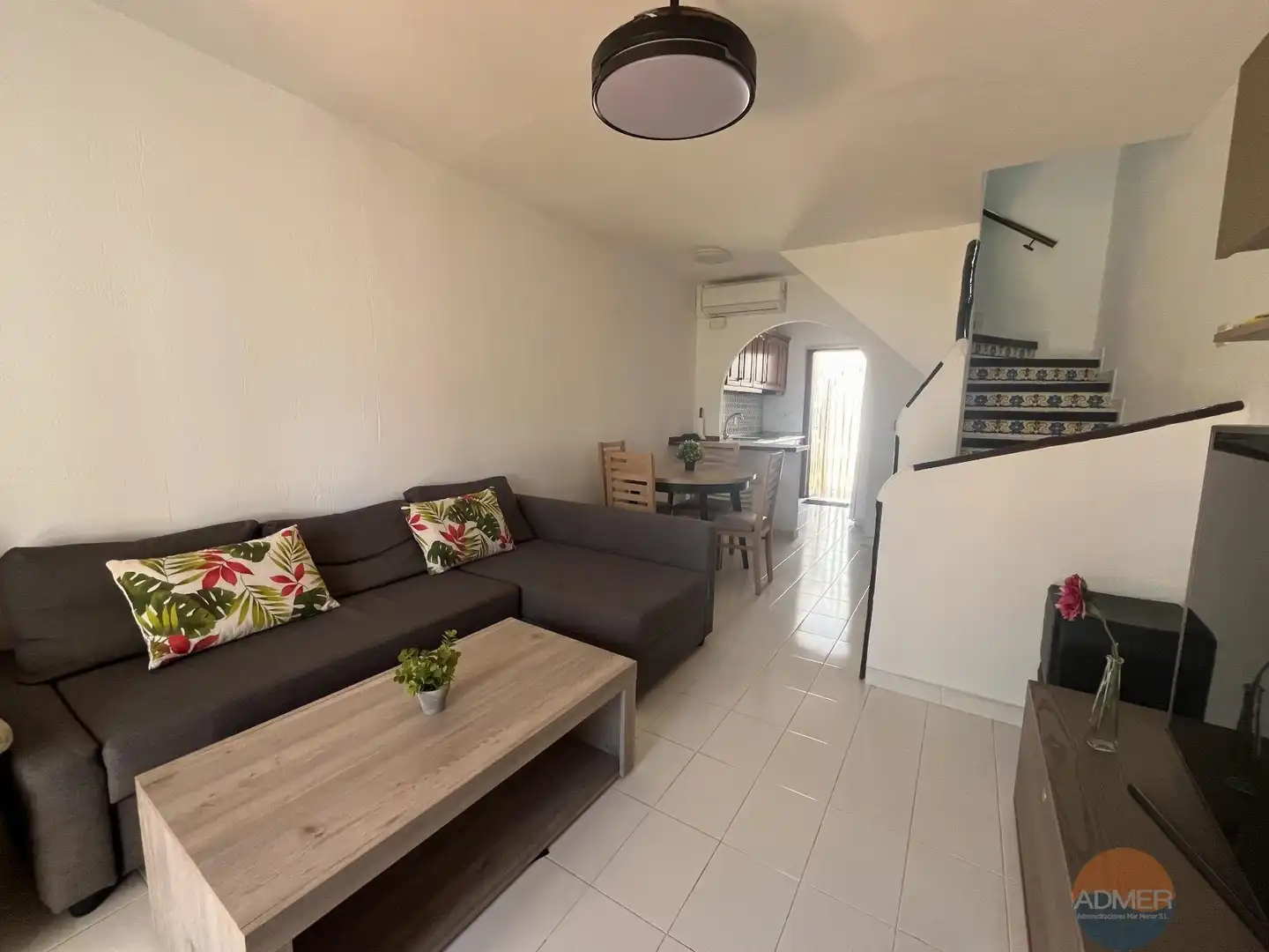 Sala d'estar de Dúplex en venda en La Manga del Mar Menor amb Aire condicionat, Calefacció i Terrassa