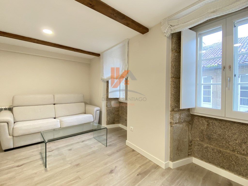 Living room of Duplex to rent in Santiago de Compostela   with Furnished and Washing machine