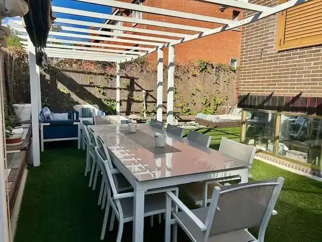 Terraza de Casa o chalet en venta en  Madrid Capital con Piscina